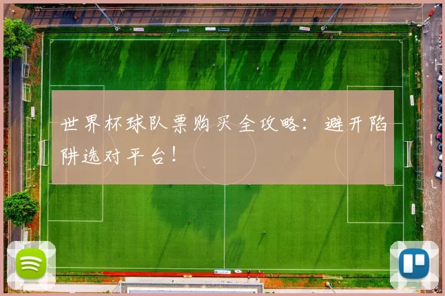 世界杯球队票购买全攻略:避开陷阱选对平台!