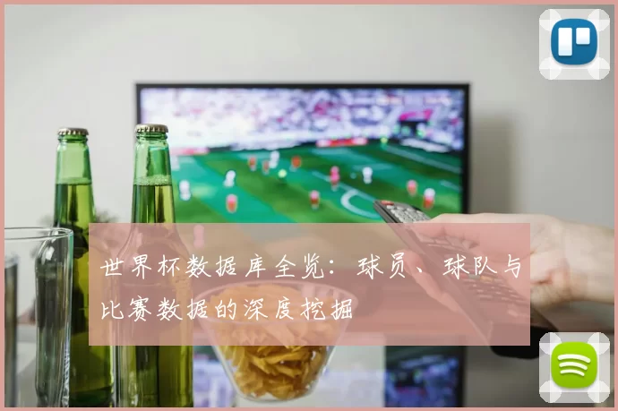 世界杯数据库全览：球员、球队与比赛数据的深度挖掘
