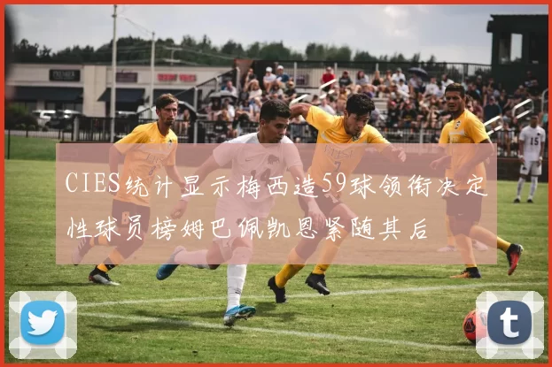 CIES统计显示梅西造59球领衔决定性球员榜姆巴佩凯恩紧随其后