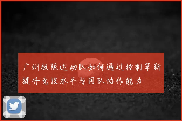 广州极限运动队如何通过控制革新提升竞技水平与团队协作能力