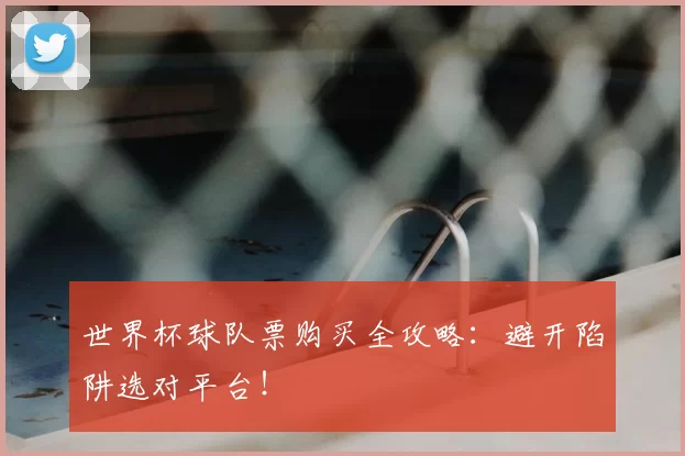 世界杯球队票购买全攻略:避开陷阱选对平台!